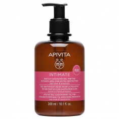 Apivita Intimate Plus Нежен успокояващ гел за интимна хигиена с 4,5 pH 300 ml