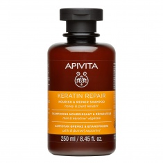 Apivita Keratin Repair Подхранващ и възстановяващ шампоан 250 ml