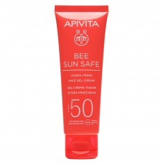 Apivita ПРОМО Bee Sun Safe SPF50 Лек флуид за лице 50 ml + Детоксикиращ гел 50 ml + Mаска с морска лавандула 2 х8 ml