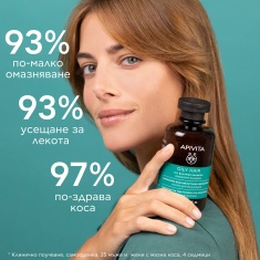 Apivita Шампоан за контрол на омазняването с мента и прополис 250 ml