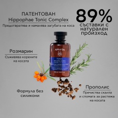 Apivita Тоник-шампоан за мъже против косопад 250 ml