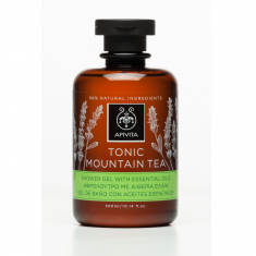 Apivita Tонизиращ душ гел с планински чай и етерични масла 300ml