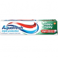 Aquafresh Тройна защита Fresh and Minty Паста за зъби 50 ml