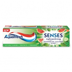 Aquafresh Senses Energising Паста за зъби с грейпфрут, лимон и мента 75 ml