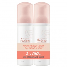 Avene Essentials Почистваща матираща пяна 150 ml - 2 броя