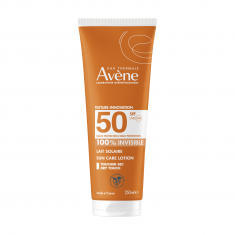 Avene SPF50 100% Невидимо слънцезащитно мляко за лице и тяло 200 ml