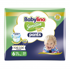 Babylino Sensitive Гащички Extra Large VP N6 13-18 kg х31 броя