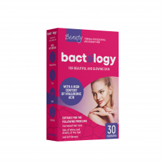 Bactology Beauty Skin Aктивна формула за сияйна и еластична кожа без бръчки х30 капсули
