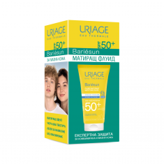 Uriage Bariesun SPF50+ Слънцезащитен матиращ флуид 50 ml