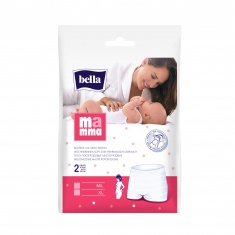 Bella Mamma Еластични гащи за родилки за многократна употреба, размер M/L х2 броя