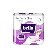 Bella Perfecta Slim Violet Дамски превръзки с крилца х10 броя