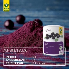 Био АКАЙ БЕРИ / ACAI BERRY – Raab Vitalfood (80 гр)