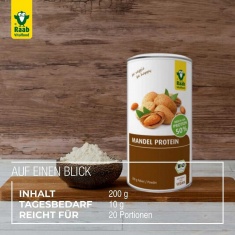 Био БАДЕМОВО Брашно – ALMOND PROTEIN – Raab Vitalfood (200 гр)