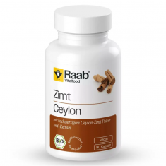 Био Цейлонска КАНЕЛА / Ceylon CINNAMON – Raab Vitalfood (90 капс)