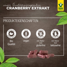 Био ЧЕРВЕНА БОРОВИНКА / CRANBERRY – Raab Vitalfood (90 капс)