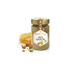 Био цветен мед с лешници - Miele et noisette bio, 240 g