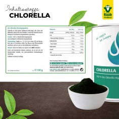 Био ХЛОРЕЛА Прах / CHLORELLA – Raab Vitalfood (150 гр)