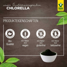 Био ХЛОРЕЛА Прах / CHLORELLA – Raab Vitalfood (150 гр)