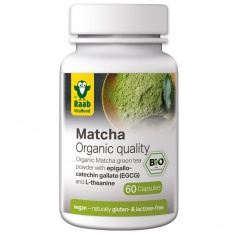 Био МАТЧА Зелен чай / MATCHA Green Tea – Raab Vitalfood (60 капс)