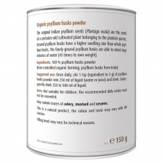 Био ПСИЛИУМ ХУСК Прах / PSYLLIUM HUSKS – Raab Vitalfood (150 гр)