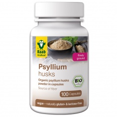 Био ПСИЛИУМ ХУСК / PSYLLIUM HUSKS – Raab Vitalfood (100 капс)