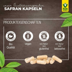 Био ШАФРАН / SAFFRON – Raab Vitalfood (60 капс)