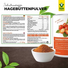 Био ШИПКА Прах / ROSE HIP – Raab Vitalfood (150 гр)