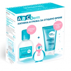 Bioderma ABCDerm Почистваща мицеларна вода + Подхранващ крем