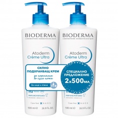 Bioderma Atoderm Успокояващ крем за атопична кожа 500 ml