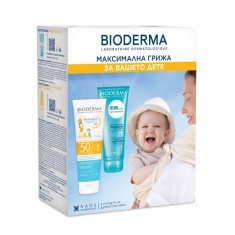 Bioderma Photoderm Peadiatrics SPF50+ Слънцезащитно мляко 200 ml + ABC Derm Гел-мусан 200 ml