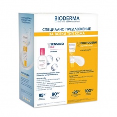 Bioderma Photoderm Слънцезащитен флуид SPF50 40 ml + Мицеларна вода 100 ml