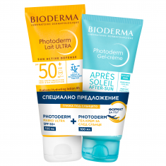 Bioderma Photoderm Ultra SPF50+ Слънцезащитно мляко 100 ml + Мляко за след слънце 100 ml