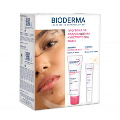 Bioderma Sensibio Defensive Богат крем 40 ml + Околоочен крем 15 ml