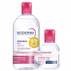 Bioderma Sensibio Мицеларна вода 500 ml + 100 ml
