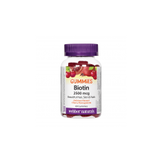 Biotin Gummies/ Биотин 2500 µg/ Коса, кожа, нокти, 60 желирани таблетки