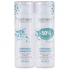 biotrade Sebomax Сензитив Шампоан за чувствителен скалп 2 броя х200 ml