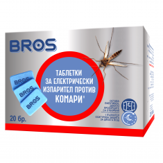 BROS Таблетки против комари х20 броя