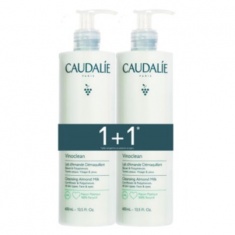 Caudalie ДУО Vinoclean Почистващо бадемово мляко 2 x400 ml