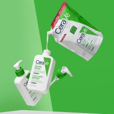CeraVe Хидратиращ измиващ крем за лице и тяло 473 ml - ПЪЛНИТЕЛ