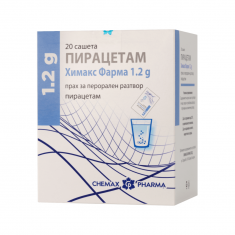 Chemax Pharma Пирацетам прах за перорален разтвор 1200 mg х20 броя