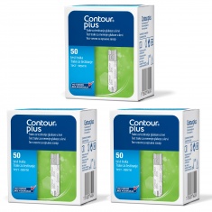 Contour plus ПРОМО Тест-ленти х50 броя - 3 броя + Ланцети х200 броя