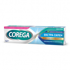 Corega Extra Strong Екстра силен фиксиращ крем за зъбни протези 40 g