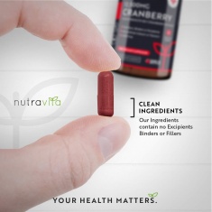 Cranberry - Червена Боровинка 12500 mg 180 веган капсули