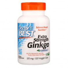 Doctor's BEST Гинко Билоба Екстра Стрент 120 mg х120 капсули