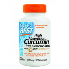 Doctor's BEST Куркумин C3 Турмерик 500 mg х120 капсули