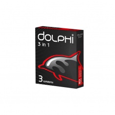 Dolphi Презервативи 3 in 1 х3 броя