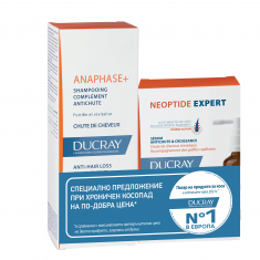 Ducray Neoptide Expert Серум спиращ косопада 2 x50 ml + Anaphase+ Шампоан против косопад 200 ml