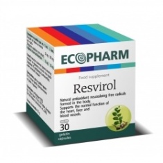 Ecopharm Ресвирол антиоксидантна защита 50мг х30 таблетки 