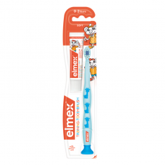elmex Kids Четка за зъби за деца 0-3г. + Паста за зъби 12 ml