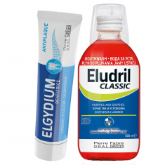 Eludril Вода за уста 500 ml + Паста за зъби 100 ml
